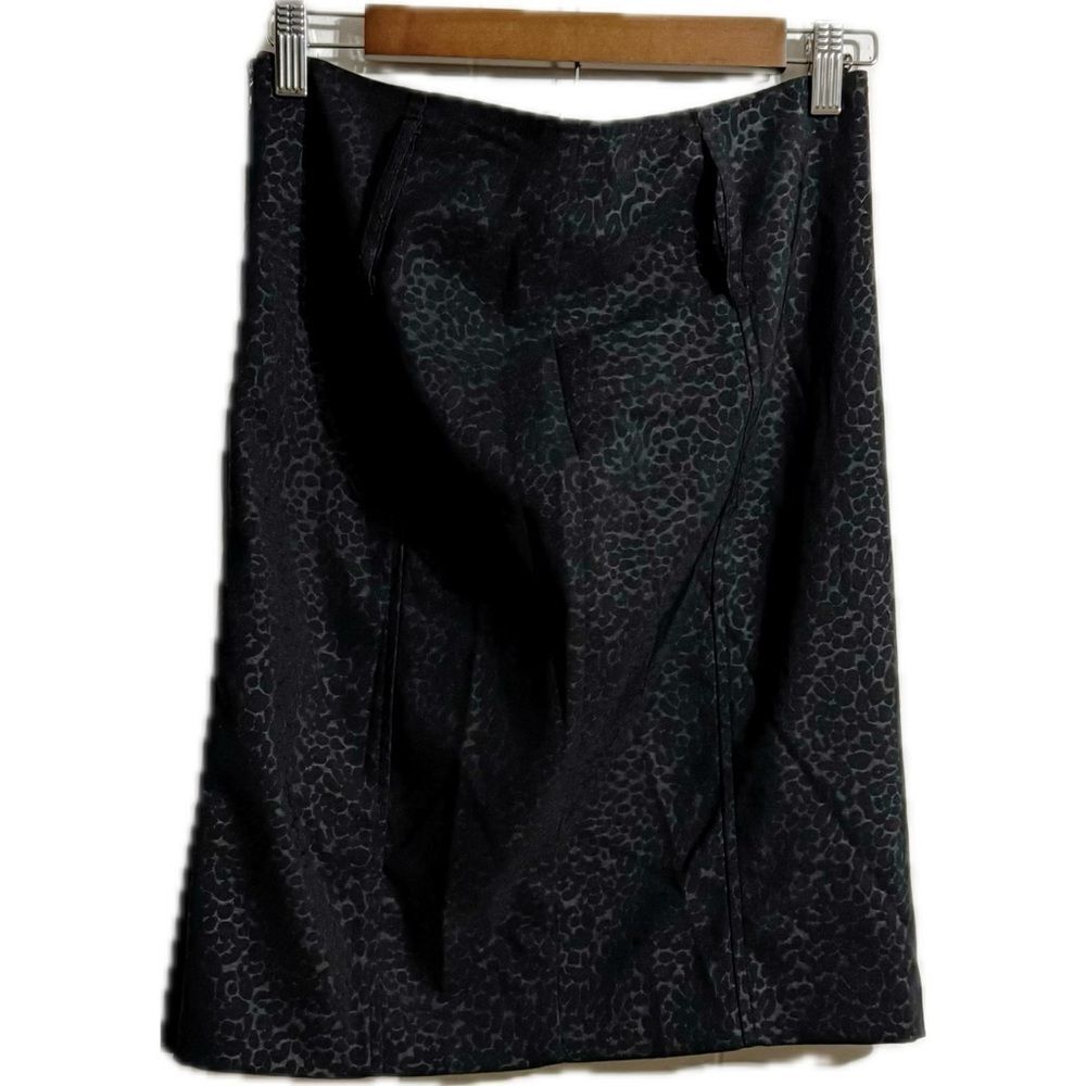 Tracy Evans Black Knee-Length A-Line Skirt‎